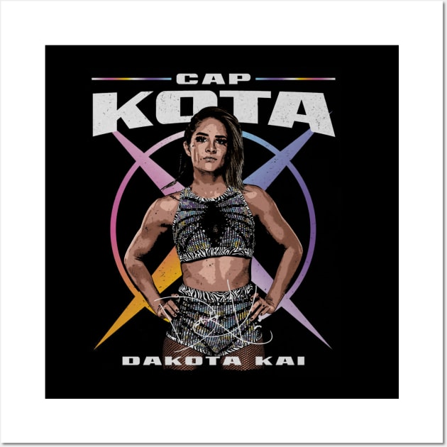 Dakota Kai Cap Kota Wall Art by MunMun_Design